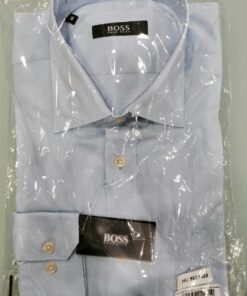 Hugo Boss Camicia Uomo In Cotone/Elastan Slim Fit Tinta Unita Prezzo Affare
