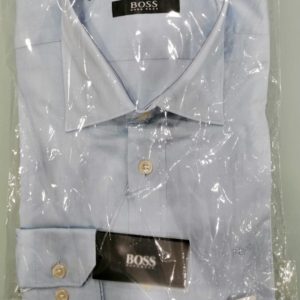 Hugo Boss Camicia Uomo In Cotone/Elastan Slim Fit Tinta Unita Prezzo Affare