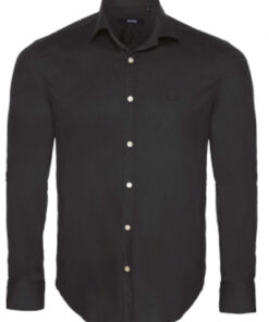 Hugo Boss Camicia Uomo In Cotone/Elastan Slim Fit Tinta Unita Prezzo Affare