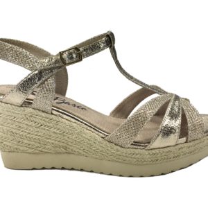 Sandali Donna XTI 73674 Casual con Zeppa Comoda in Spago