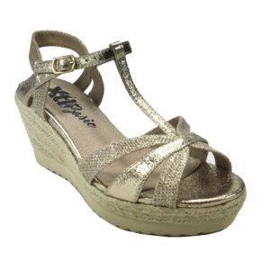 Sandali Donna XTI 73674 Casual con Zeppa Comoda in Spago