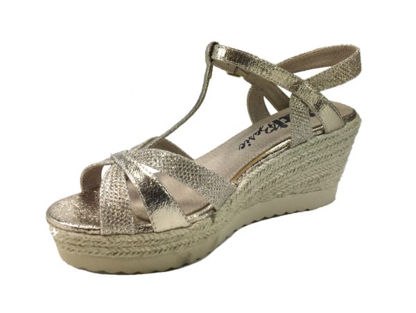 Sandali Donna XTI 73674 Casual con Zeppa Comoda in Spago