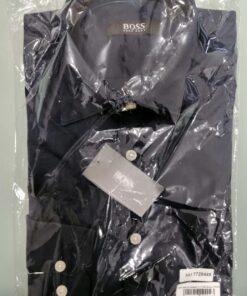 Hugo Boss Camicia Uomo In Cotone/Elastan Slim Fit Tinta Unita Prezzo Affare