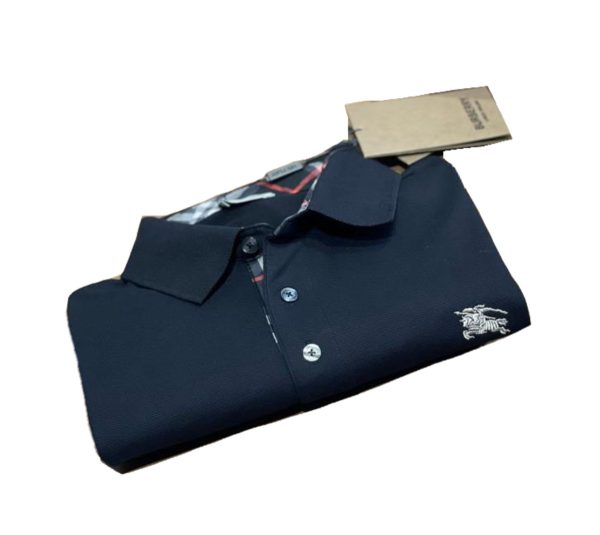 Burberry London Polo Uomo in Cotone Oxford Manica Corta Classic Fit Prezzo Affare