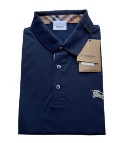 Burberry London Polo Uomo in Cotone Oxford Manica Corta Classic Fit Prezzo Affare