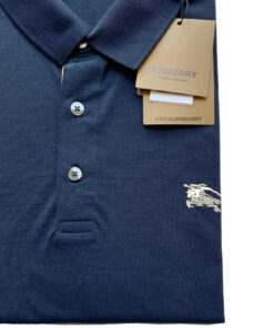 Burberry London Polo Uomo in Cotone Oxford Manica Corta Classic Fit Prezzo Affare