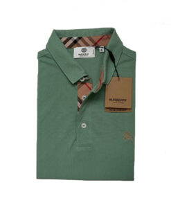 Burberry London Polo Uomo in Cotone Oxford Manica Corta Classic Fit Prezzo Affare