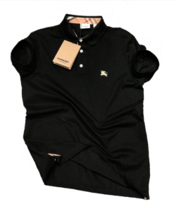 Burberry London Polo Uomo in Cotone Oxford Manica Corta Classic Fit Prezzo Affare