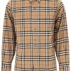 Burberry London Camicia Uomo in Cotone Pattern a Quadri Prezzo Affare