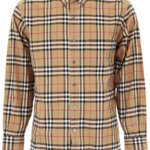 Burberry London Camicia Uomo in Cotone Pattern a Quadri Prezzo Affare