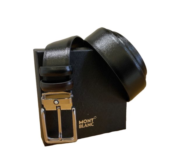 MontBlanc Cintura Uomo Reversibile Casual / Elegante Vera Pelle Prezzo Affare