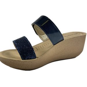 InBlu ZF000029 Sandali Donna Casual Con Strappo Zeppa Comoda Cm 6