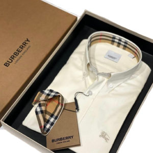 Burberry London Camicia Uomo Cotone Oxford Button Down Classic Fit Prezzo Affare