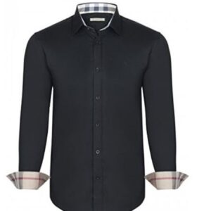 Burberry 8008703 1003 Camicia Uomo in Cotone Stretch Logo in Tinta Prezzo Affare