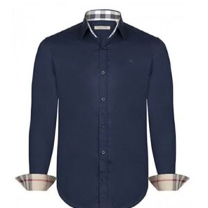 Burberry 8008703 1003 Camicia Uomo in Cotone Stretch Logo in Tinta Prezzo Affare