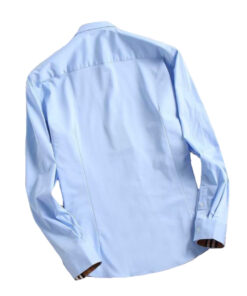 Burberry London 8008704 Camicia Uomo Cotone Stretch Logo in Tinta Prezzo Affare