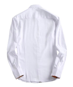 Burberry 8008703 1003 Camicia Uomo in Cotone Stretch Logo in Tinta Prezzo Affare