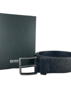 Hugo Boss Cintura Uomo In Vera Pelle Con Stampa HB Prezzo Affare