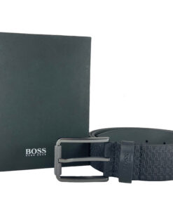Hugo Boss Cintura Uomo In Pelle Gommata Stampa HB Prezzo Affare
