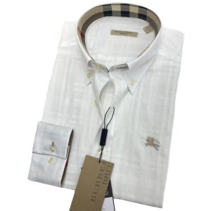Burberry London Brit 3701352 Camicia Uomo Cotone Button Down Regular Fit Prezzo Affare