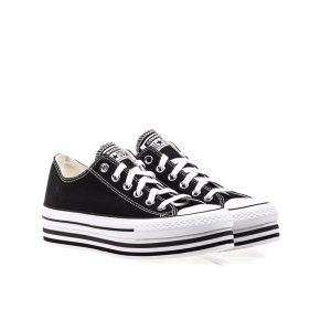 Converse All Star Ox Platform 563970C Scarpe Donna Sneakers Canvas Prezzo Affare