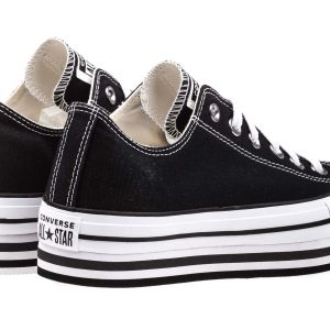Converse All Star Ox Platform 563970C Scarpe Donna Sneakers Canvas Prezzo Affare