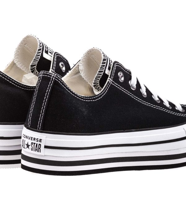 Converse All Star Ox Platform 563970C Scarpe Donna Sneakers Canvas Prezzo Affare