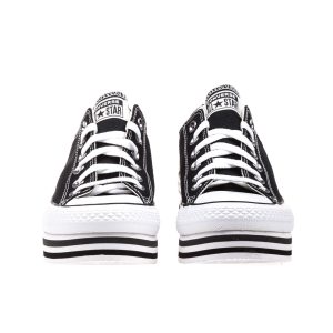 Converse All Star Ox Platform 563970C Scarpe Donna Sneakers Canvas Prezzo Affare