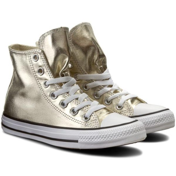 Converse All Star Hi 153178C Chuck Taylor Scarpe Sneakers Unisex In Pelle Prezzo Affare