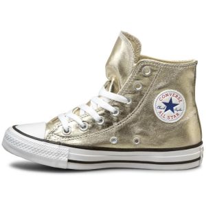 Converse All Star Hi 153178C Chuck Taylor Scarpe Sneakers Unisex In Pelle Prezzo Affare