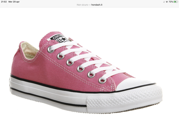 Converse All Star Ox 114065 Chuck Taylor Scarpe Sneakers Unisex In Canvas Prezzo Affare