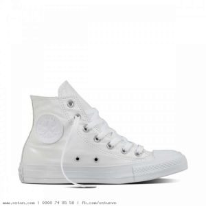 Converse All Star Hi 155559C Chuck Taylor Scarpe Sneakers Unisex In Pelle Prezzo Affare