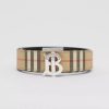 Burberry 80527791 Cintura Uomo Reversibile Con Motivo Vintage Check e Monogramma Prezzo Affare
