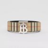 Burberry 80527791 Cintura Uomo Reversibile Con Motivo Vintage Check e Monogramma Prezzo Affare