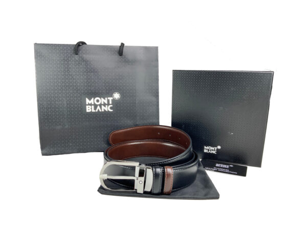 MontBlanc Cintura Uomo M01 Reversibile in Vera Pelle Prezzo Affare