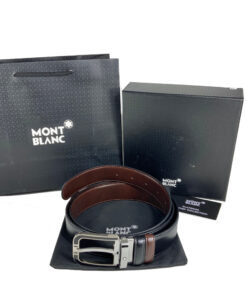 MontBlanc Cintura Uomo M03 Reversibile in Vera Pelle Prezzo Affare