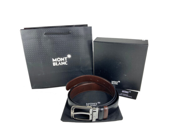 MontBlanc Cintura Uomo M03 Reversibile in Vera Pelle Prezzo Affare