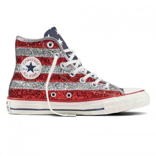 Converse All Star Hi 556818C Chuck Taylor Scarpe Sneakers Donna Glitter Prezzo Affare