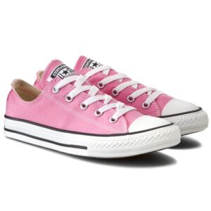 Converse All Star Ox 3J238 Chuck Taylor Scarpe Sneakers Bambina In Canvas Prezzo Affare