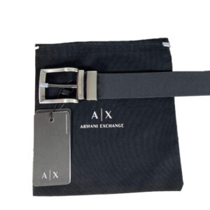 Armani Exchange 1307 Cintura Uomo 100% Authentic Reversibile Vera Pelle Prezzo Affare