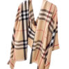 Burberry Pashmina Sciarpa Donna in Cashmere Cm 180x70 Special Price