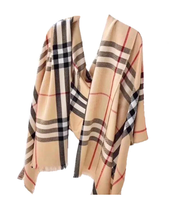 Burberry Pashmina Sciarpa Donna in Cashmere Cm 180x70 Special Price