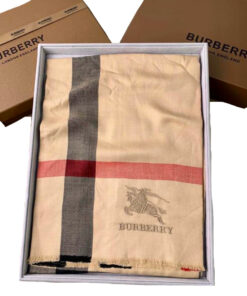 Burberry Pashmina Sciarpa Donna in Cashmere Cm 180x70 Special Price