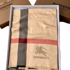 Burberry Pashmina Sciarpa Donna in Cashmere Cm 180x70 Special Price