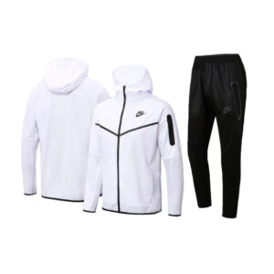 Nike Tuta Completa Tech Fleece Felpa Cappuccio Pantalone Con Elastico