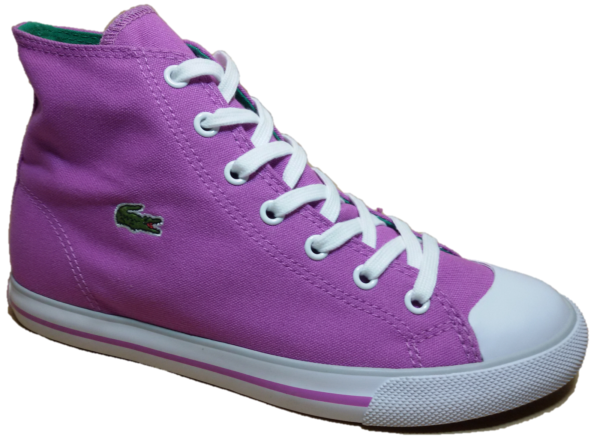 Lacoste L27 Mid Res Scarpe Sneakers Donna in Tela Special Price