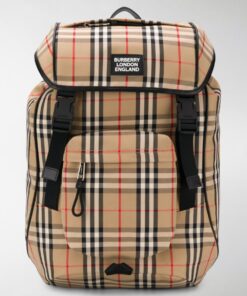 Burberry 8017736 Zaino Medium In Tartan Tessuto Check Prezzo Affare