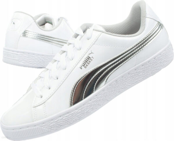 Puma Basket Mirror 369552 01 Scarpe Sneakers Donna In Vernice Special Price