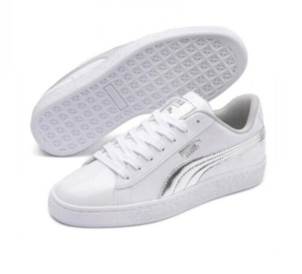 Puma Basket Mirror 369552 01 Scarpe Sneakers Donna In Vernice Special Price