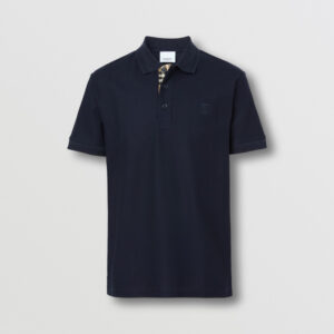 Burberry London Polo Uomo Cotone Oxford Regular Fit Logo In Tinta Prezzo Affare